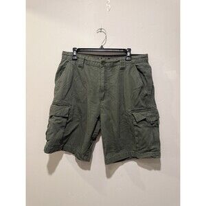 BSA Dark Green Uniform Cargo Style Heavyweight Shorts Size Men's 36